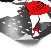 Tango und Stadt Fotodruck (Ecke)