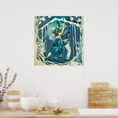 Tango unter der Chuppah Poster (Küche)