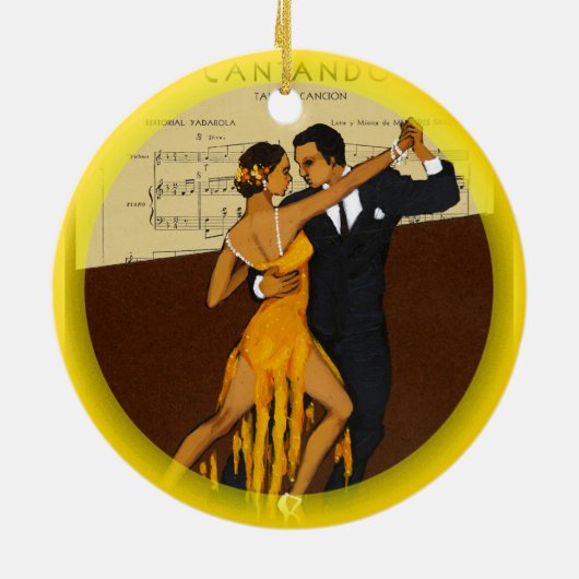 TANGO-Verzierung Keramik Ornament (Hinten)