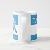 Tango, wie in Life - A Tango Haiku (Cabeceo) Jumbo-Tasse (Rückseite)