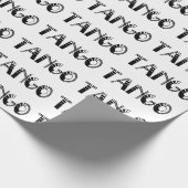 Tango-Wort Geschenkpapier (Ecke)