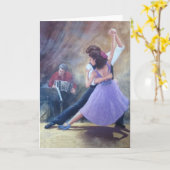 Tangophantasie Karte (Gelbe Blume)