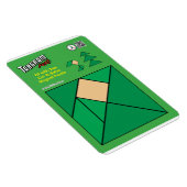 Tangram Christmas Elf Magnet - Sitzen am Baum (Rechte Seite)