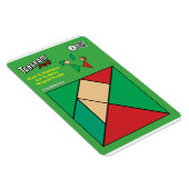 Tangram Christmas Elf Magnet - Unter dem Mistleton (Rechte Seite)