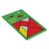 Tangram Christmas Magnet - Santa's Sleigh (Rechte Seite)