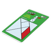 Tangram Christmas Magnet - Snowman (Linke Seite)
