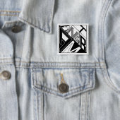 Tangram Entwurf-RokCloneDesigns Vorlagen-Knopf Button (Beispiel)