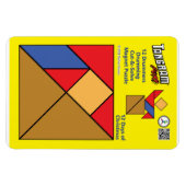 Tangram Magnet Puzzle - 12 Drummer Drumming (Horizontal)