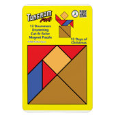 Tangram Magnet Puzzle - 12 Drummer Drumming (Vertikal)
