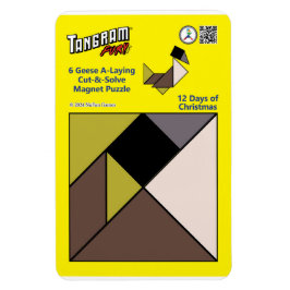 Tangram Magnet Puzzle - 6 Gänse A-Lay