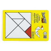 Tangram Magnet Puzzle - 7 Schwäne A-Schwimmen (Horizontal)