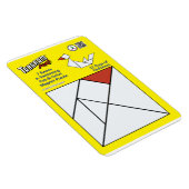 Tangram Magnet Puzzle - 7 Schwäne A-Schwimmen (Rechte Seite)