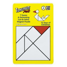 Tangram Magnet Puzzle - 7 Schwäne A-Schwimmen