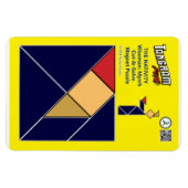 Tangram Nativity Magnet - Wiseman mit Myrrh (Horizontal)