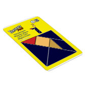 Tangram Nativity Magnet - Wiseman mit Myrrh (Rechte Seite)