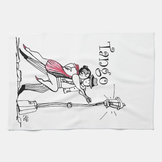 Tangueritos Paare Handtuch (Horizontal)