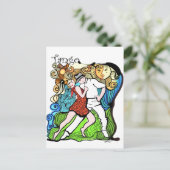 Tangueritos und die Sun Tango Postkarte (Stehend Vorderseite)
