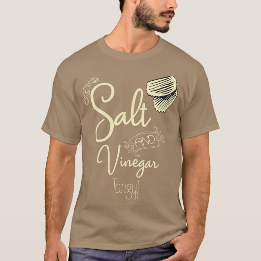 Tangy Salz und Essig Kartoffelchips Lover T-Shirt (Vorderseite)