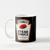 Tangy Steak Sauce Funny Condiment Costume Party Ma Kaffeetasse (Links)