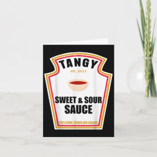 Tangy Sweet and Sour Sauce Food Lover Matching Cos Karte