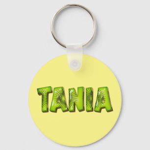 Tania Name Kiwi Design Schlüsselanhänger