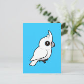Tanimbar Corella Postkarte (Stehend Vorderseite)
