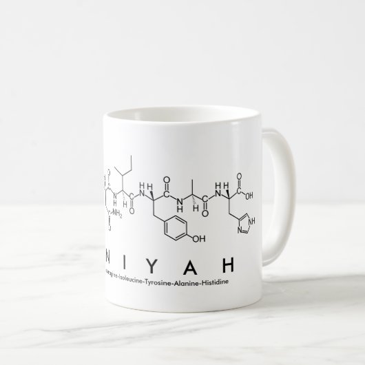 Taniyah Peptidname Tasse (VorderseiteRechts)