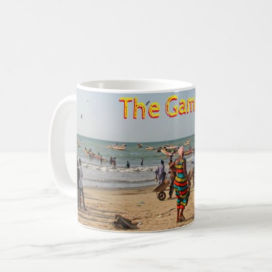 Tanji Fischerdorf, Gambia Kaffeetasse (Vorderseite Links)