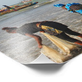 Tanji, Gambia Fotodruck (Ecke)