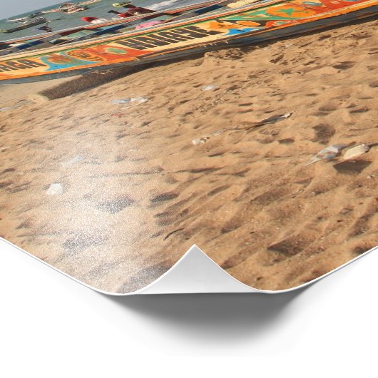 Tanji, Gambia Fotodruck (Ecke)