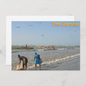 Tanji, Gambia-Karte (Vorne/Hinten)