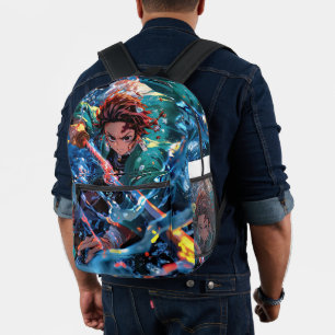 Tanjiro die beste japanische Animation Bedruckter Rucksack