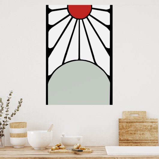 Tanjiro Hanafuda Orings Poster (Küche)