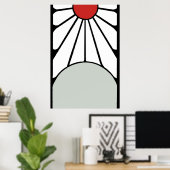 Tanjiro Hanafuda Orings Poster (Heimbüro)