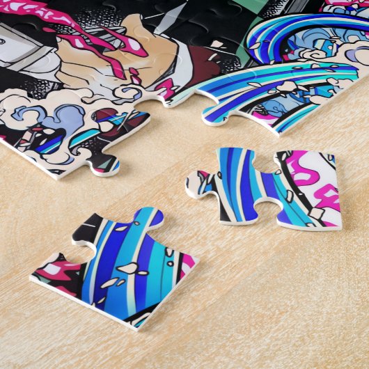 Tanjiro Kamado Blue Puzzle (Seite)