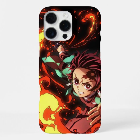 Tanjiro Kamado iPhone Case Hülle (Rückseite)
