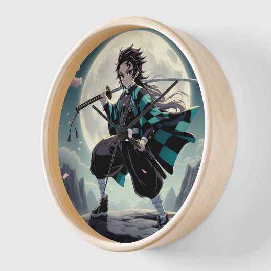 Tanjiro Wall Clock Uhr (Winkel)