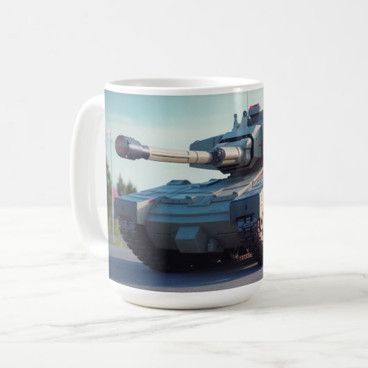 Tank aus einer anderen Realität Kaffeetasse (Vorderseite Links)