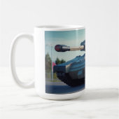 Tank aus einer anderen Realität Kaffeetasse (Links)