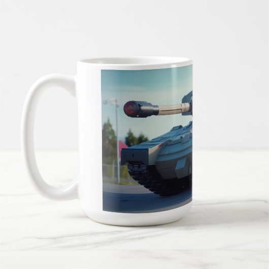 Tank aus einer anderen Realität Kaffeetasse (Links)