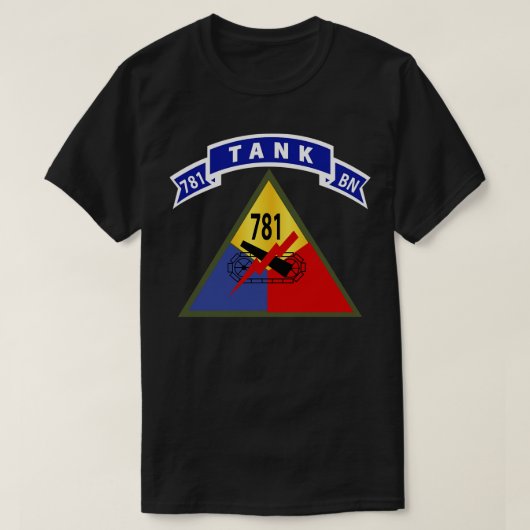 Tank-Bataillon mit Tab X T-Shirt (Design vorne)