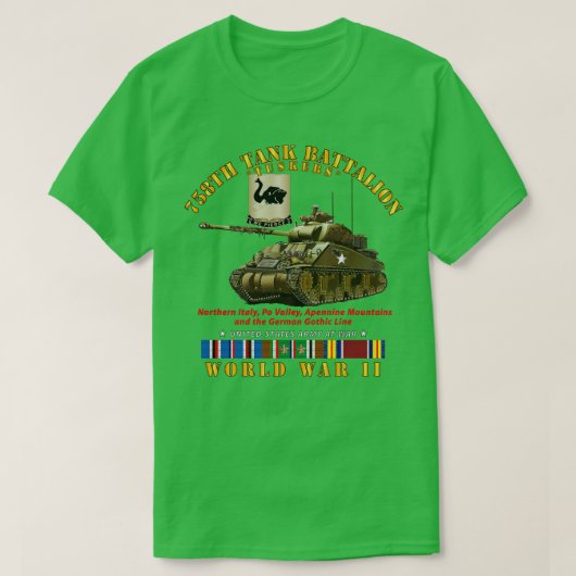 Tank Battalion Tuskers w Tank WWII EU SVC (Design vorne)