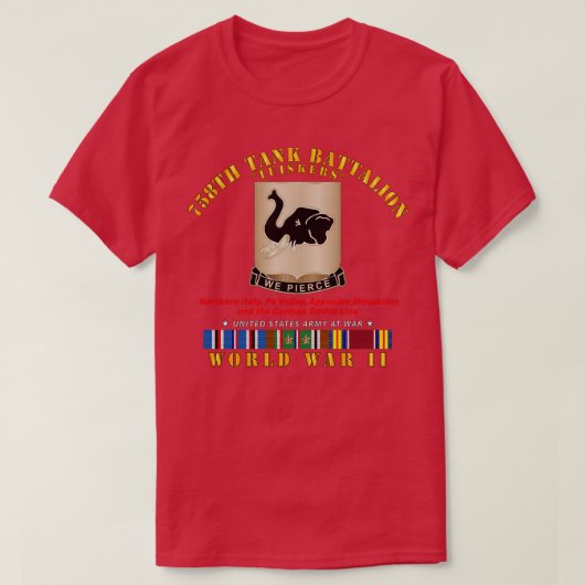 Tank Battalion Tuskers WWII EU SVC (Design vorne)