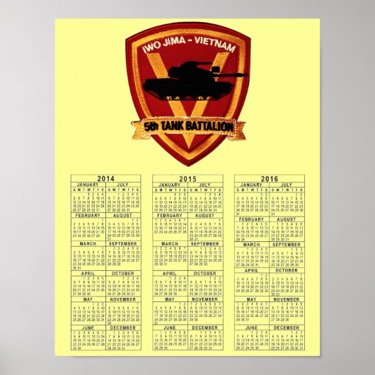TANK BATTALION VIETNAM POSTER (Vorne)