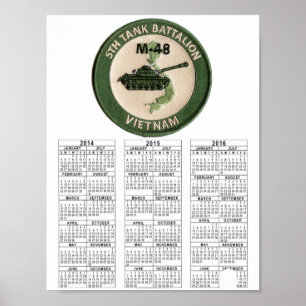 TANK BATTALION VIETNAM POSTER