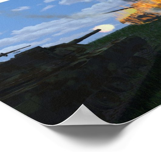 Tank Battle Poster (Ecke)
