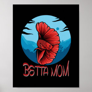 Tank Betta Mama Aquarium Poster