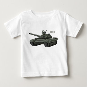Tank-Cartoon-Abbildung Baby T-shirt