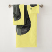 Tank-Cartoon-Abbildung Badhandtuch Set (Insitu)