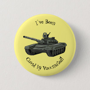 Tank-Cartoon-Abbildung Button